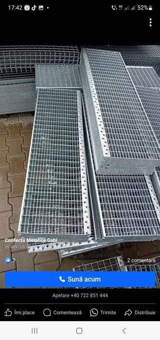 Scara metalica zincata 4mm