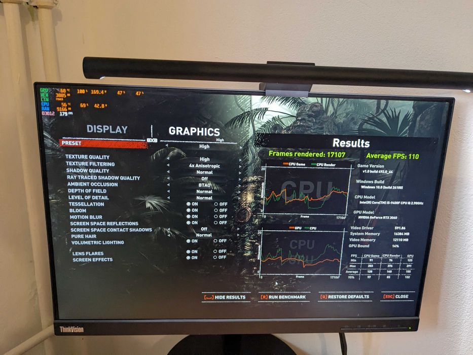 Vand Desktop PC i5 9400F, RTX 3060, 16GB RAM, 500GB SSD!