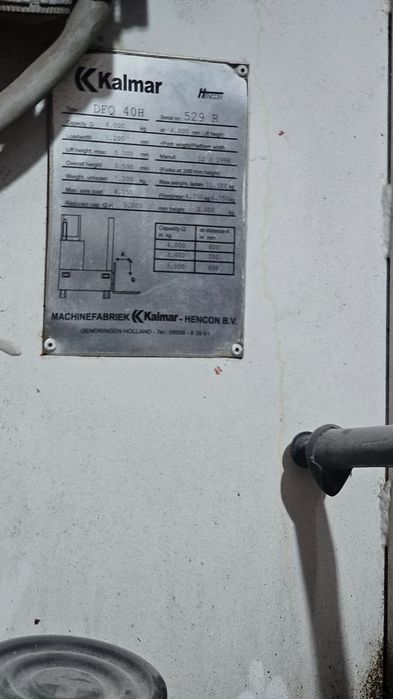 Stivuitor pretabil tamplarie Kalmar DFQ 40
