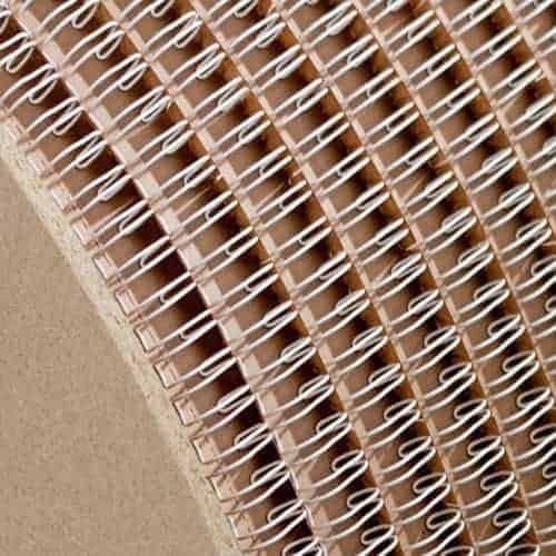 Спираль для переплета металлическая 1" белая, пружина для брошюрования