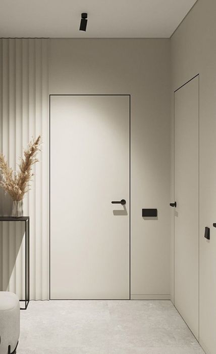 Дверь скрытого монтажа из мдф