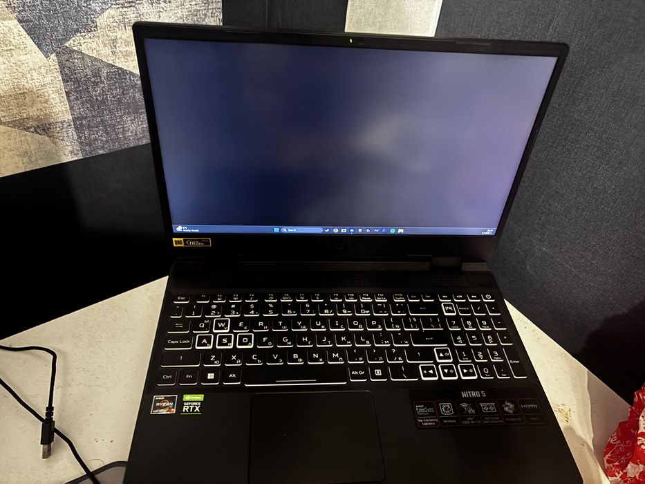 Acer nitro 5 rtx3060+ клавиатура,слушалки,мауспад, монитор+ g29 волан