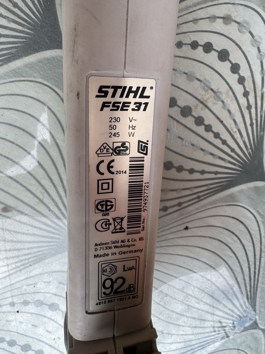 Motocoasa Stihl+masina tuns gazon