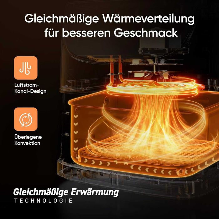 Фритюрник/Air Fryer с горещ въздух COSORI, 11 в 1  XXL  5,5 л