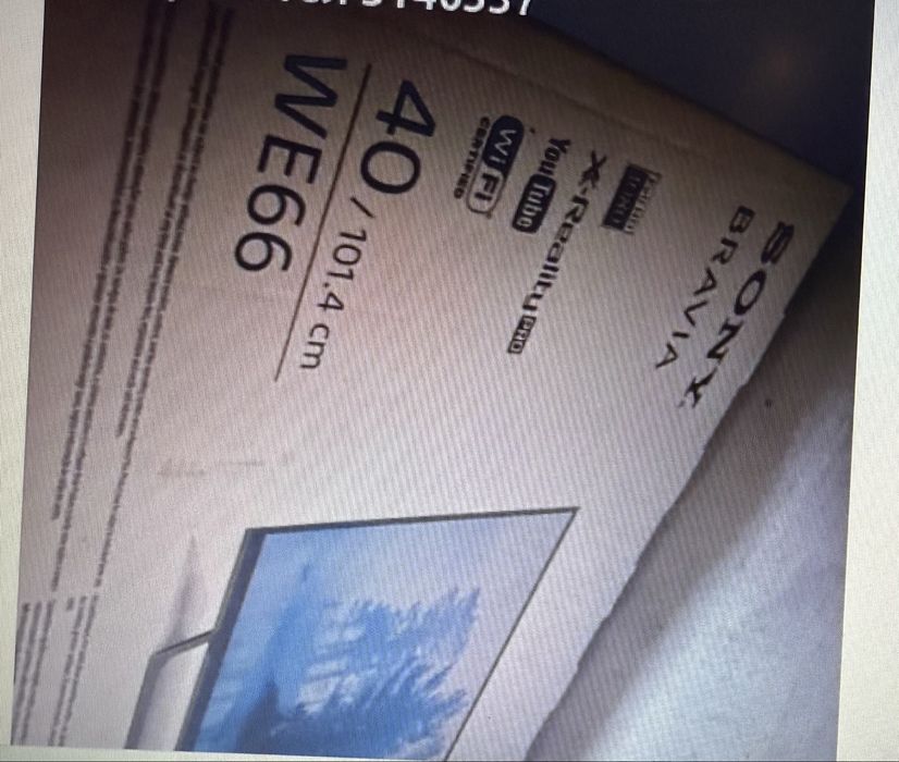 телевизор Sony KDL-40WE665 - повреден