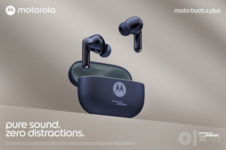Флагманские наушники Motorola Buds 2 Plus