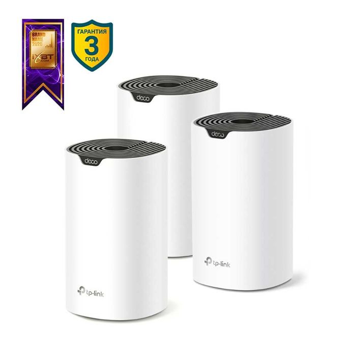TP-Link Deco S7 (3-2-1-Pack) AC1900 Whole Home Mesh Wi-Fi Mesh- 1.4й