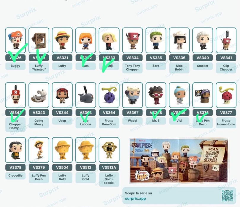 Kinder Joy One Piece/Киндер Джой Ван Пис