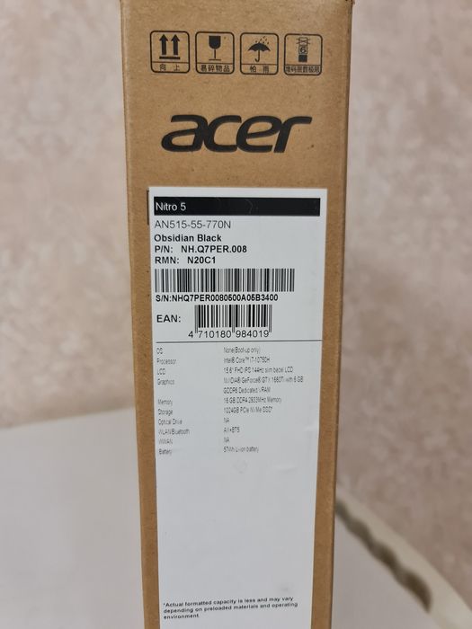 Ноутбук, ACER NITRO 5