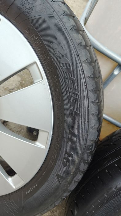Set 4 Jante Originale Mercedes R16 + Anvelope 205/55 R16