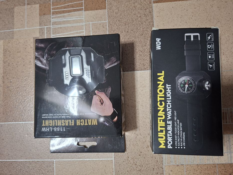 Часы фонарик для велосипедистов