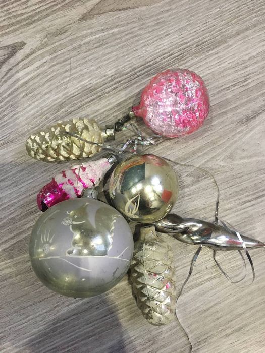 Ёлочные игрушки советские