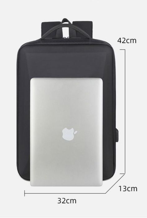 мужской рюкзак для ноутбука с твердым корпусом, водонепроницаемый 
ори