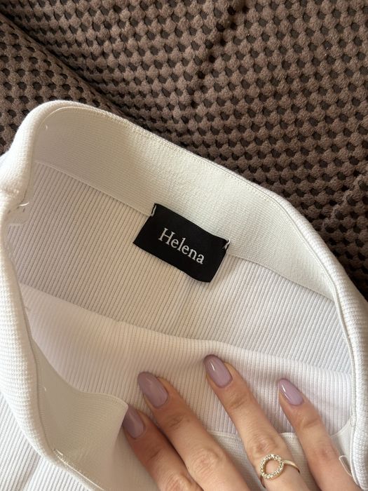 Бял дамски сет/комплект Helena