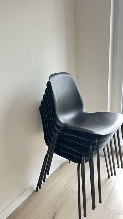 6 Scaune ikea negre