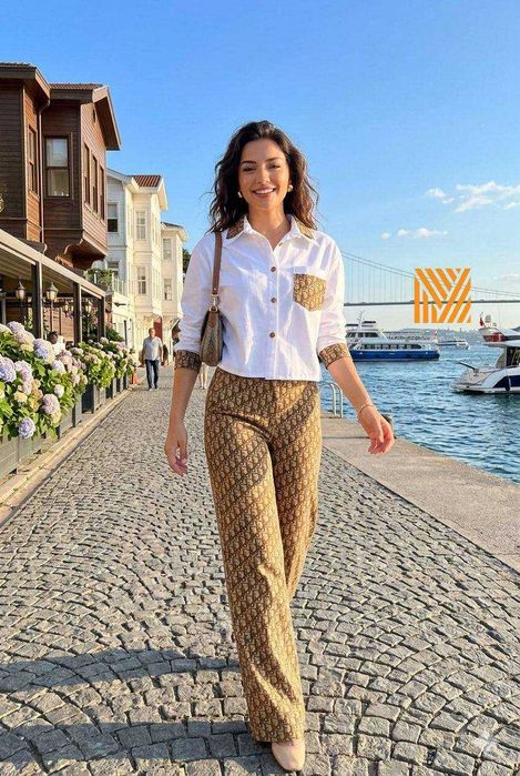 Compleu dama cămașă cu pantaloni