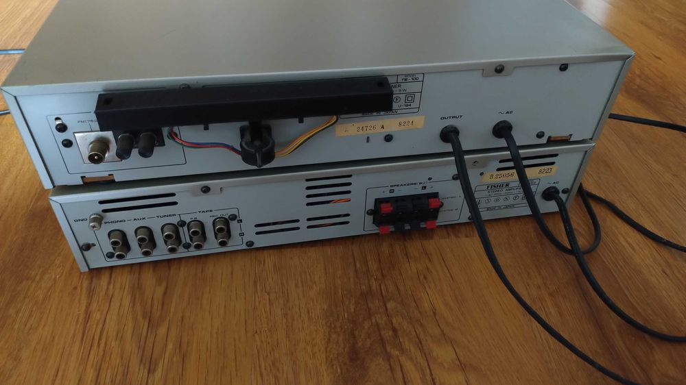 Amplificator vintage Fisher Studio Standard CA-100 si tuner FM-100