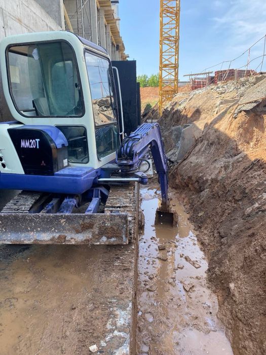 Аренда Мини-Эксковатора,Колесный эксковатор