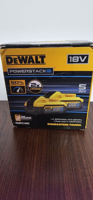 Acumulatori Dewalt powerstack 5ah noi