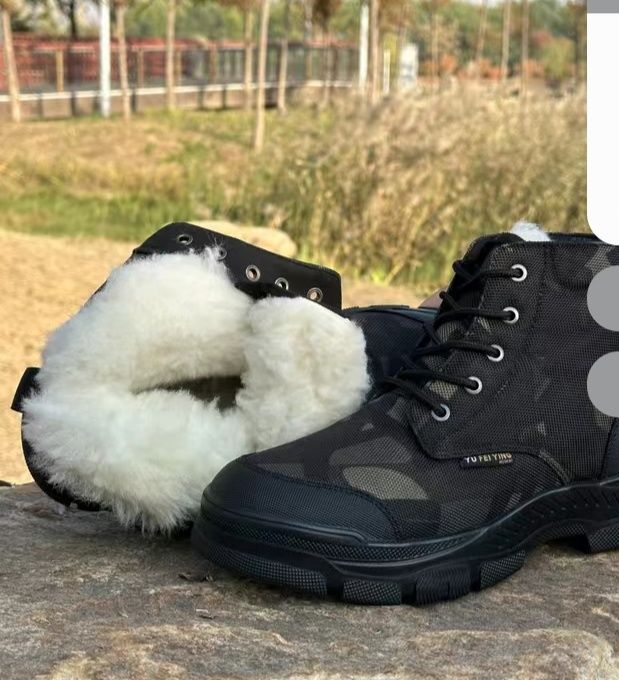 Зимние ботинки утеплённые