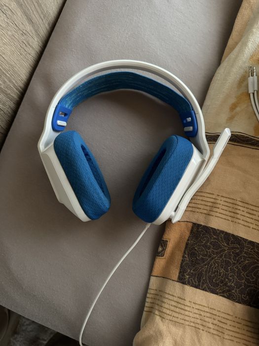 Logitech - G335, бели/сини