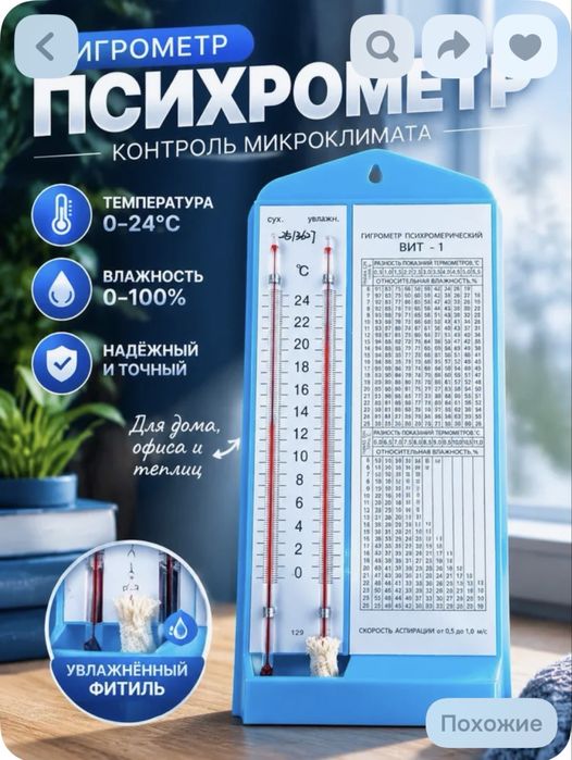 Гигрометр вит 1 поверка сентябрь
