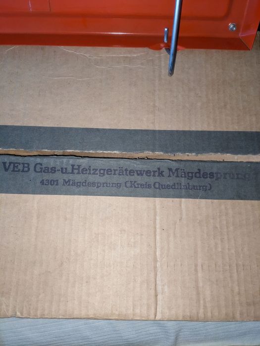 Газов котлон тройка ГДР + газова бутилка