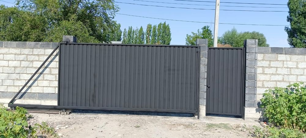 Навесы ворота , сварочные работы