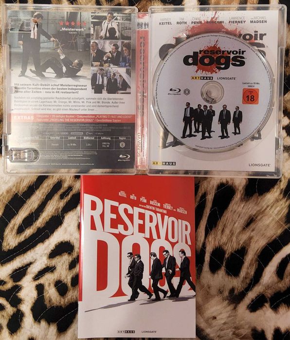 Reservoir Dogs - Blu-ray– Editie de colectie RARĂ cu POSTER ORIGINAL