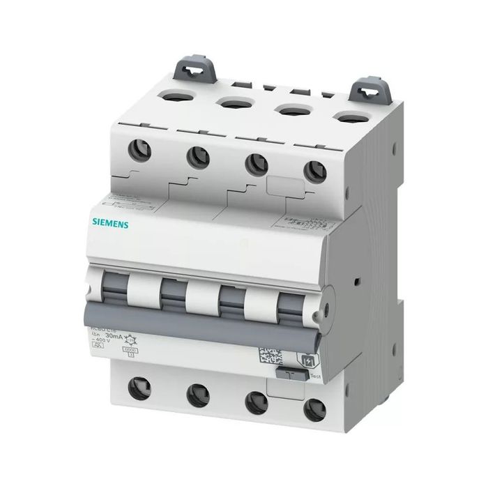Siguranță automată cu protecție la curent de 4P C 32A 6kA 5SU1346-7FP32 Siemens