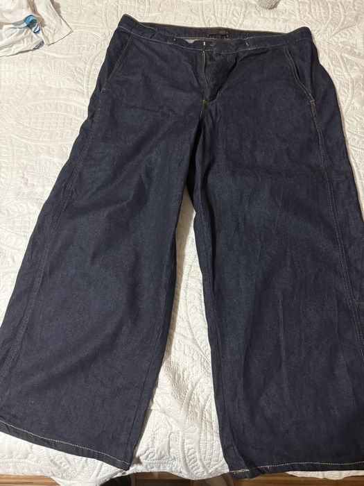 Дамски дънки zara с широк крачол