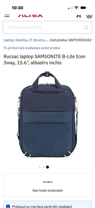 Rucsac laptop Samsonite -Nou