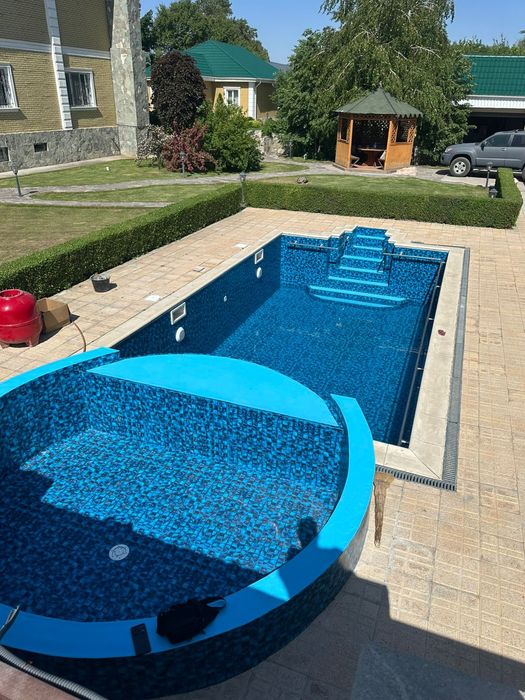 Строительство бассейнов ПВХ пленка