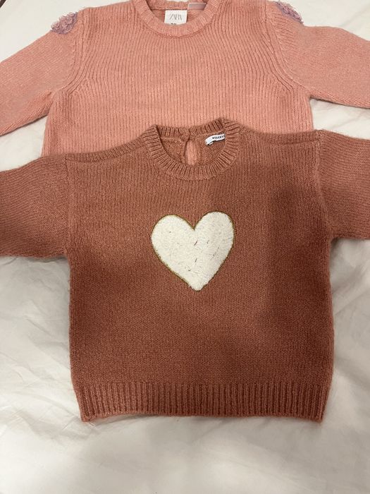 Lot 2 pulovere fetita marime 92