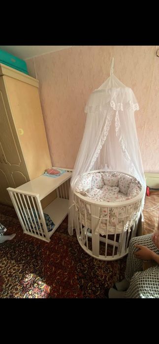 Детская кроватка 6в1 трансформер