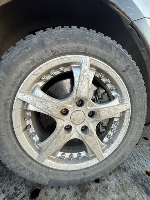 Диски с шинами мишлен зимние