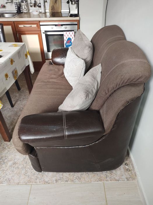 Двойка разтегателен диван