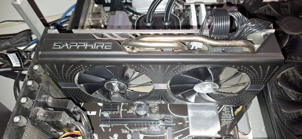 Sapphire rx580 nitro+ 8GB монитор Samsung syncmaster 226bw