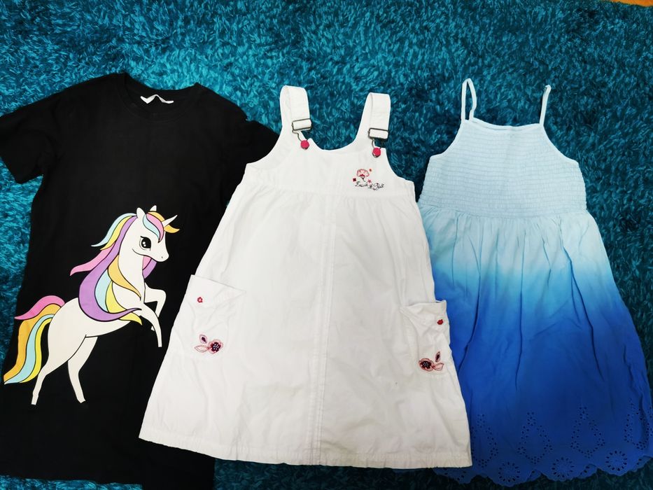 Lot mare și divers haine de calitate fetițe 7-8 ani