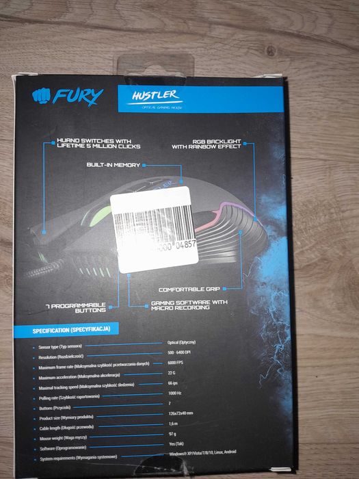 Геймърска мишка Fury