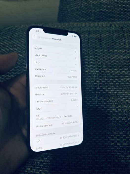 Iphone 12 Pro Max – 256GB – Graphite 88% bat