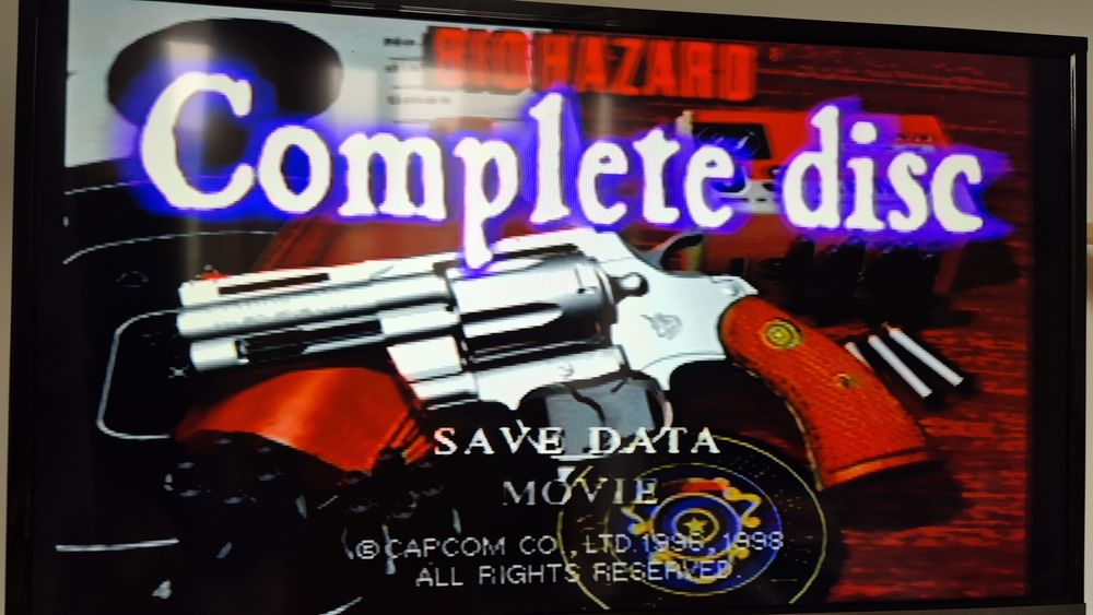Biohazard 1 часть лицензия Ps1