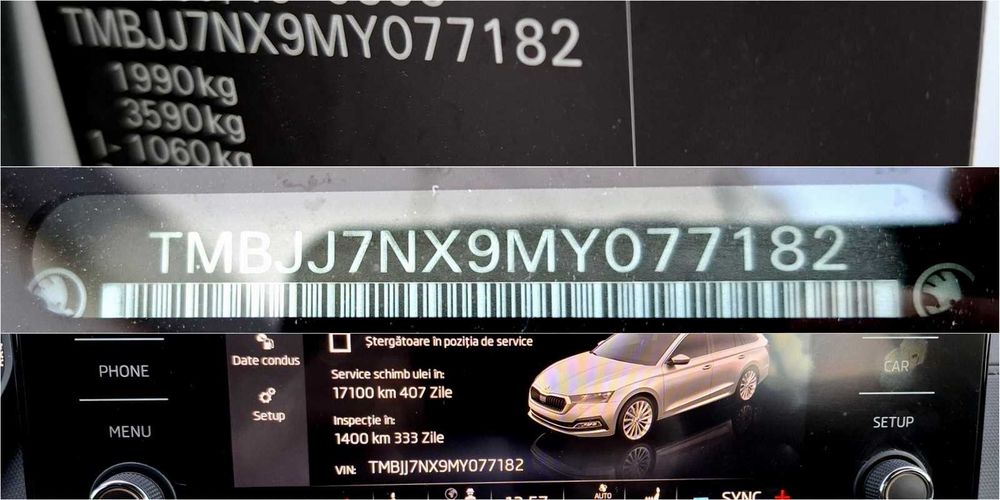 Octavia 2.0 TDi/150cp/DSG. Vând la 15350 €. Distribuție schimbată repr