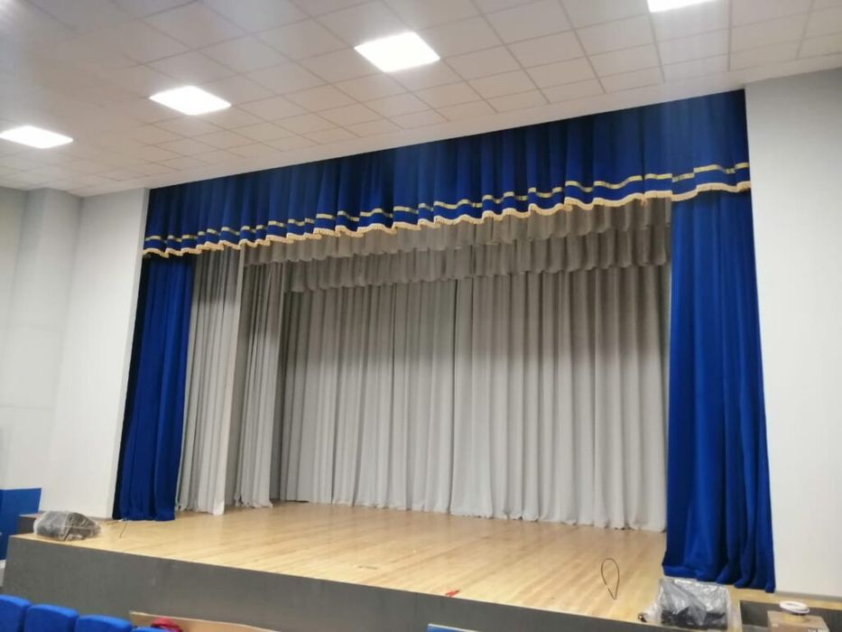 Шторы театральные занавес для сцены