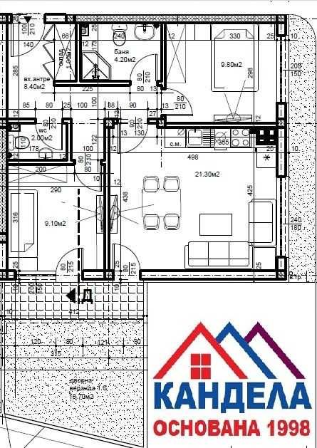 Продава се Тристаен апартамент в Пловдив, Христо Смирненски - 95 кв.м за 895 €/кв.м - Снимка #1
