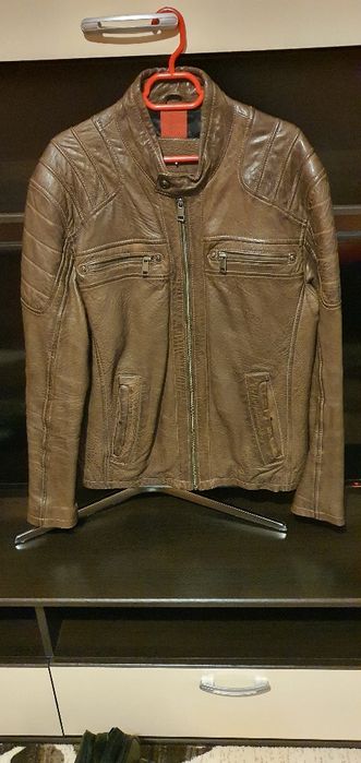 Geaca de piele naturala marimea M