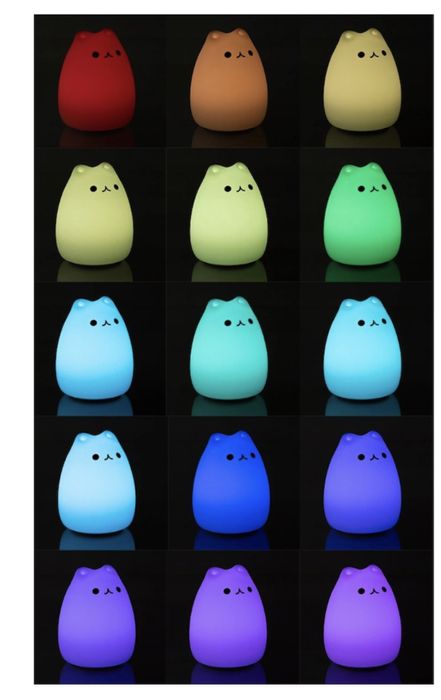 Мека лампа коте