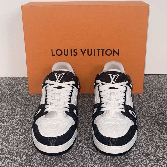 #REDUCERE# Louis Vuitton LV Trainer Monogram Denim
