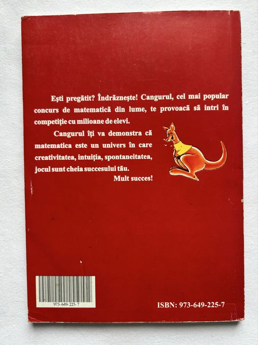 Carte matematica clasele II-IV Cangurul