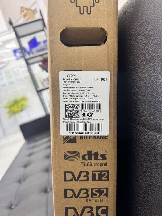 Artel smart 43 telvizor sotiladi